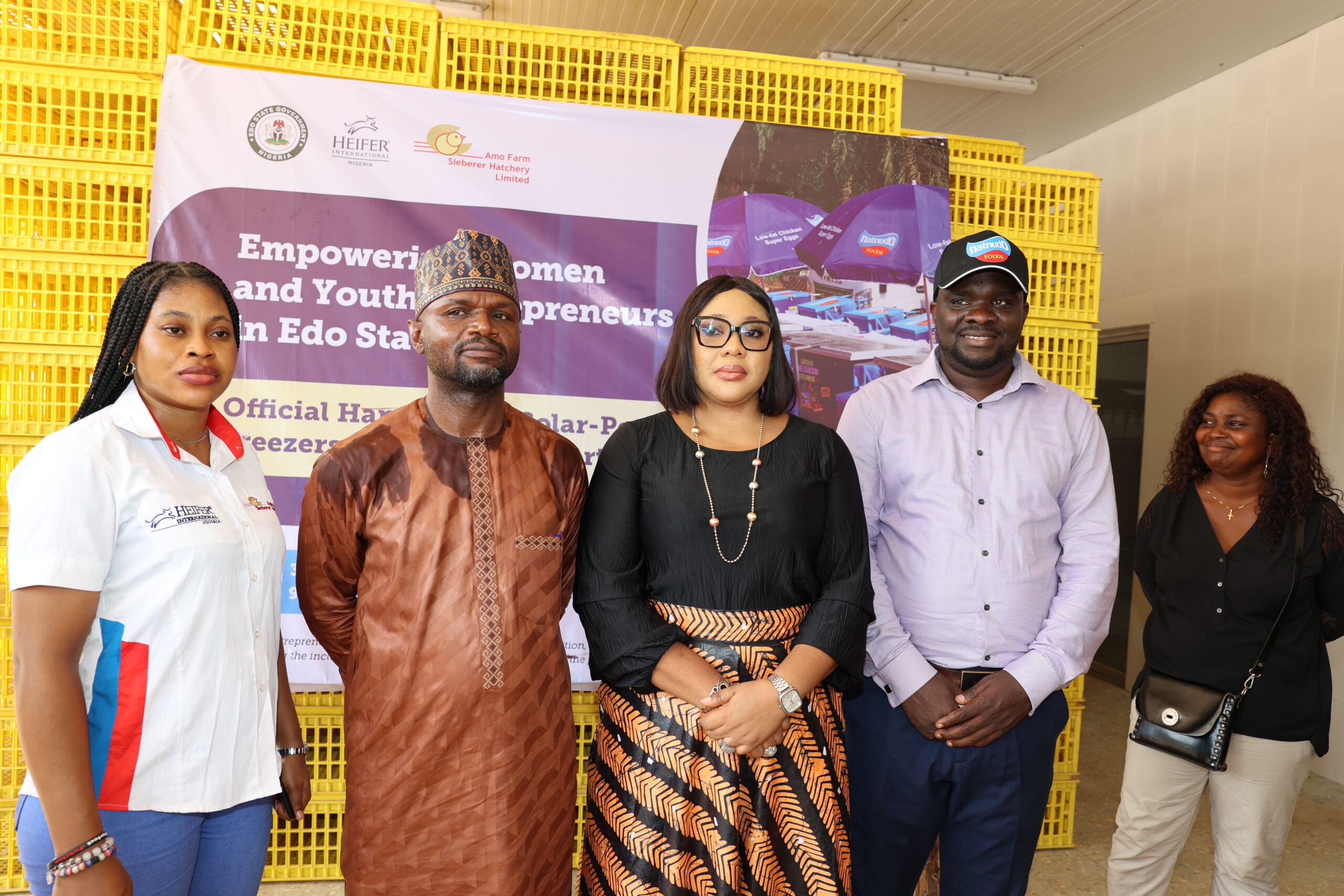 Official Handover of Solar Powered Freezers and Insulated Carts to natnuPreneur Seller Scheme Beneficiaries in Edo State