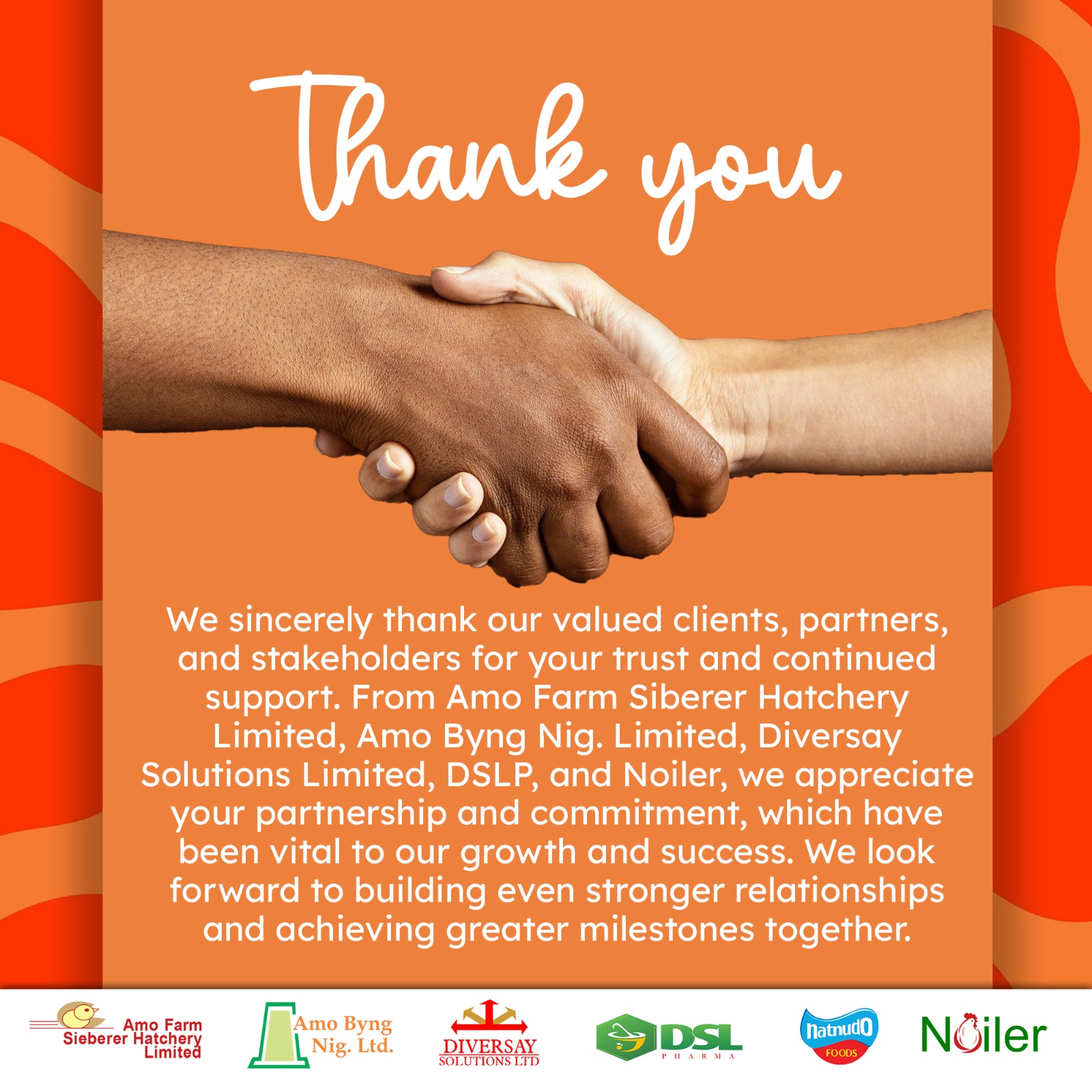 Diversay Solutions Limited and DSL Pharma Thank You for Your Partnership in 2025